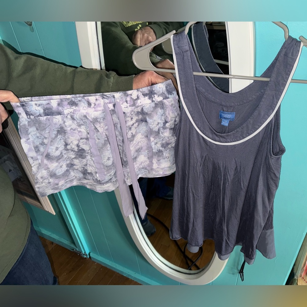Tank top shorts pj set